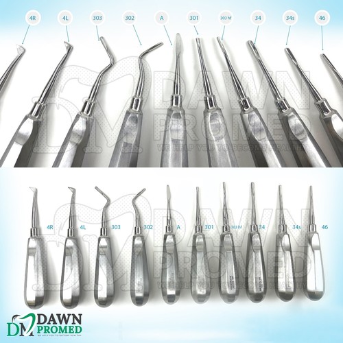 10 Pcs Dental Luxating Elevators Extraction Surgical Inst Oral Implant German Gr - Picture 5 of 8