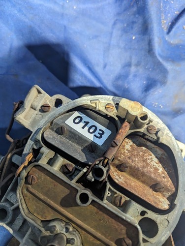 1974-1977 Chevy GMC Truck Carburetor Assembly OEM LOCKED UP 7044216 - Picture 9 of 9
