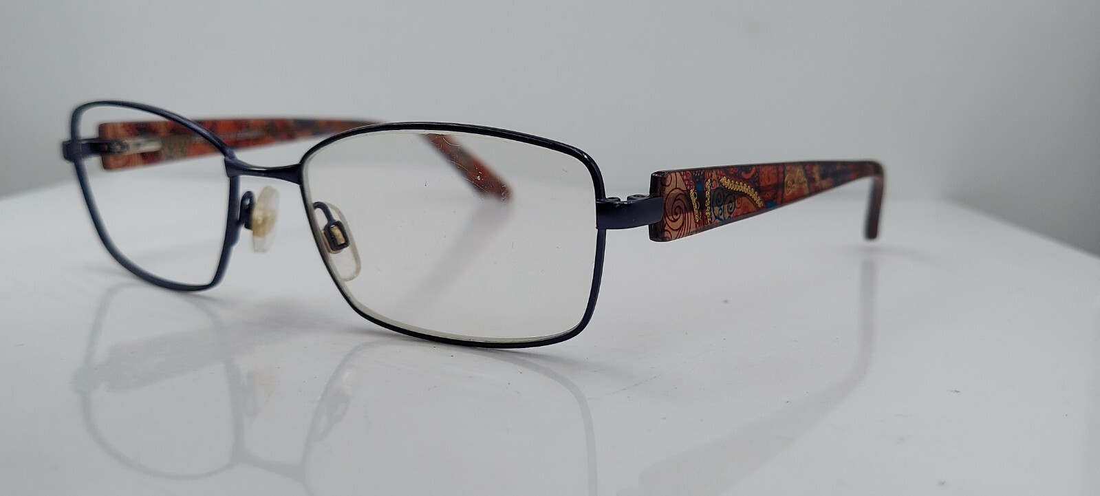 Vintage Brendel 922016 Blue Rectangular Sunglasse… - image 2