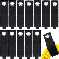 Zkptops 12Pcs Extension Cord Holder Organizer Heavy Duty Storage Straps Large 13
