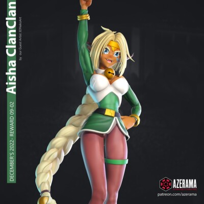 Outlaw Star Aisha Clan Clan Garage Kit Normal or FUTA-ba