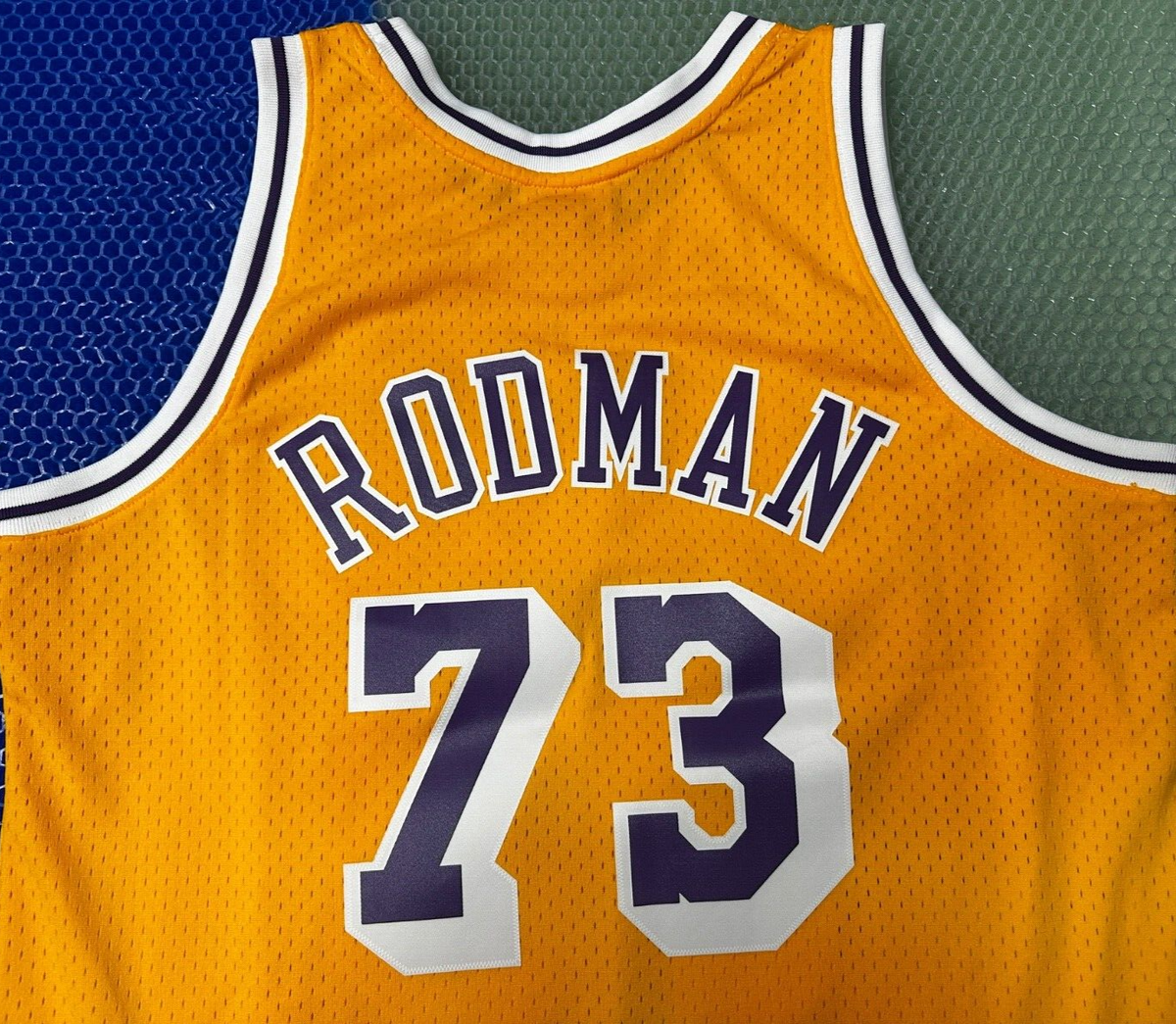 Los Angeles Lakers #73 Dennis Rodman Basketball Jersey Men's
