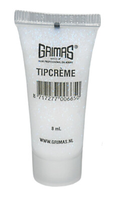 Grimas Tipcreme 03 Glitzer Gel perlmutt blau 8 ml Tip Creme Glittergel Glimmer