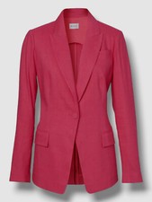 $425 Milly Women's Pink Avery Cady One Button Jacket Blazer Coat Size 8