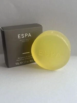 10 x ESPA Bergamot & Jasmine Glycerine Cleansing Bar Luxurious Natural Skincare