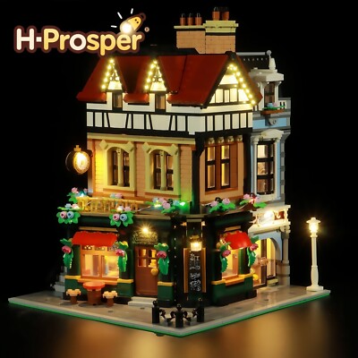 LED Light Set For 10350 Tudor Corner DIY Decorative Lamp With Battery Box 