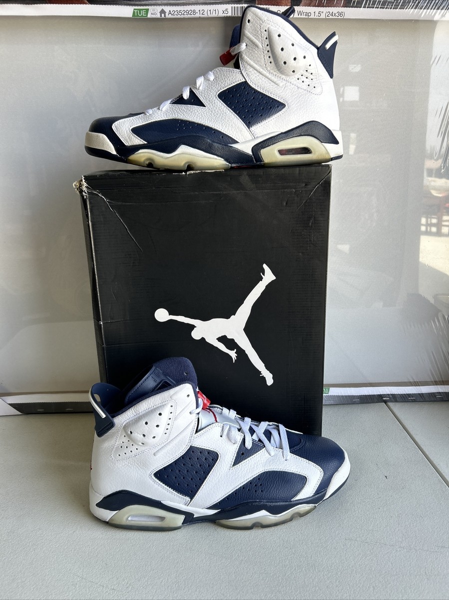 Nike Air Jordan 6 Retro Olympic 2012 Men's Size 12 Basketball
