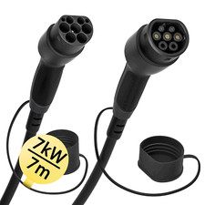 7m Portable Type 2 EV Charging Cable 7.2kW 32A 1 Phase EV Charger Model Y 3 VW