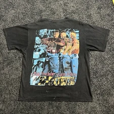 Vintage Thin Line Between Love And Hate HTOWN Rap T-shirt XL Thrashed