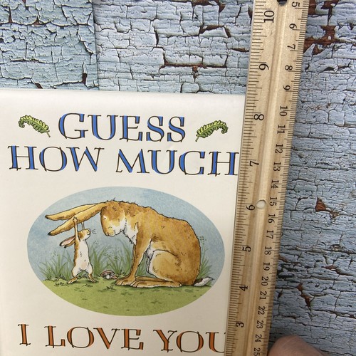 Guess How Much I Love You LG Padded Board Book AND Lovie Security Blanket Bunny - Picture 12 of 14