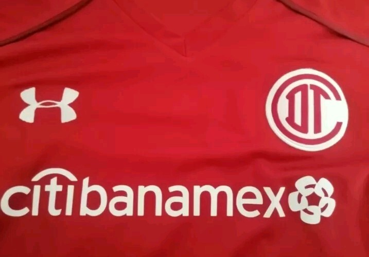 Toluca FC Sambueza Authentic Under Armour Jersey Small - Main Image