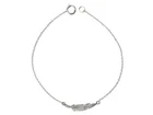 Sterling Silver Feather Bracelet