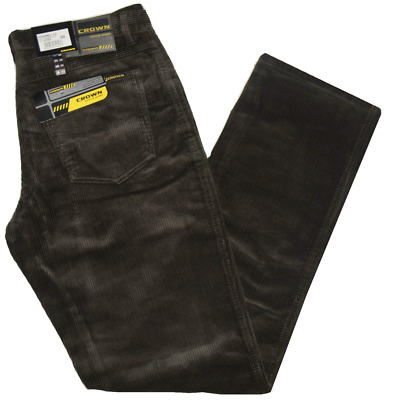 Pantaloni uomo jeans velluto coste taglia 46 48 50 52 54 56 58 60 62 Verde  | eBay