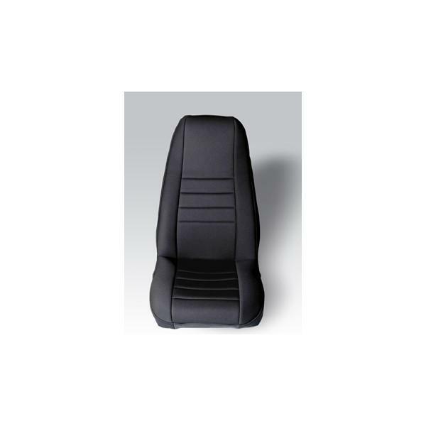 Housses néoprène étanches pour sièges de Jeep YJ et CJ, protection tout-terrain noire
