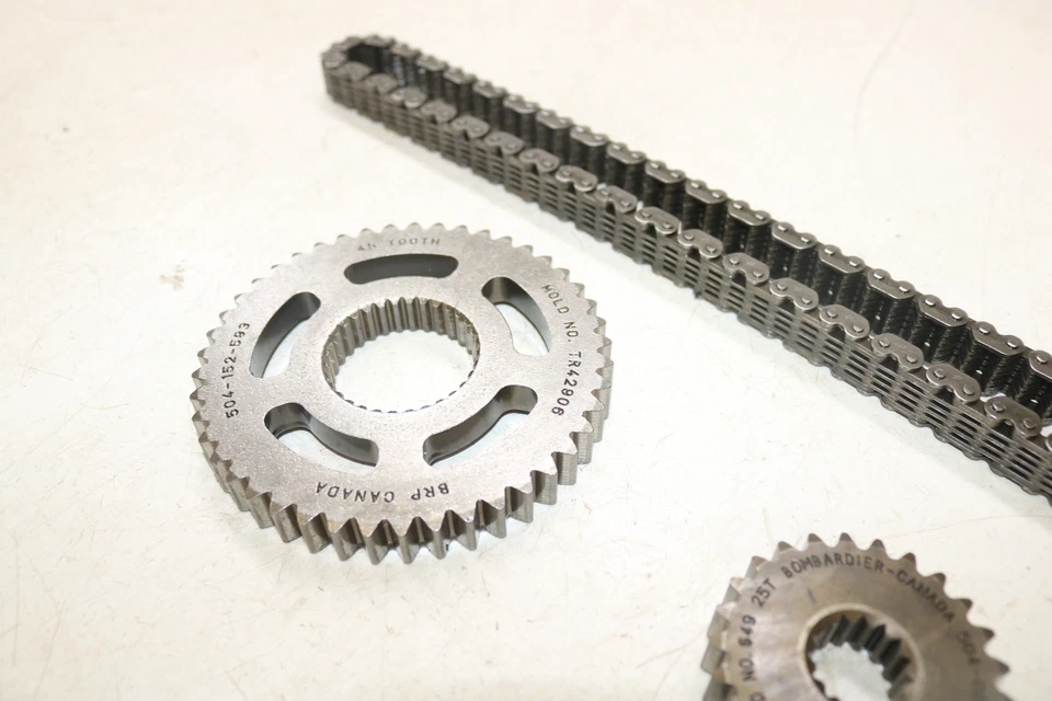 Ski-doo Mxz X 600 Etec Xs 2013 120" cadena de transmisión piñones engranajes 25 45 engranajes 104 Foto 3 de 4