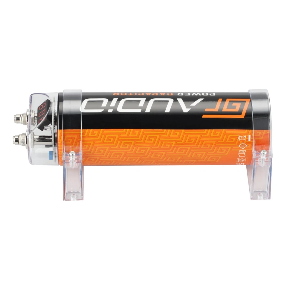 GT-Audio by BASS FACE GT-C2 Condensatore 2 Farad con voltometro impianto stereo - Immagine 2 di 4