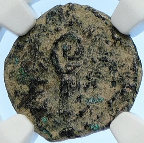 PONTIUS PILATE Tiberius Jerusalem JESUS CHRIST TRIAL Old Roman Coin NGC i106210