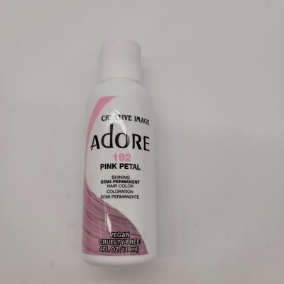 Creative Images Systems Adore Semi-Permanent Haircolor 192 Pink Petal 4oz 118ml