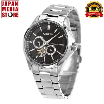 Citizen Collection NP1010-78E schwarzes Zifferblatt mechanische automatische ...