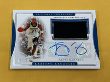 2019-20 Panini National Kevin Garnett Lasting Legacies Jersey Auto /25 MS362