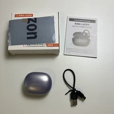 King Lucky Clip-on Earbuds,Open Ear Earbuds Wireless Bluetooth 5.4, Lightweig...