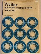 Vivitar Model 281 Automatic Electronic Flash Owner's Manual