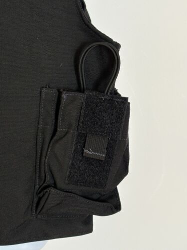 SECOND CHANCE Standard Tactical Armor Carrier Side Open M/L EMS Reflexive Black - Bild 8 von 13