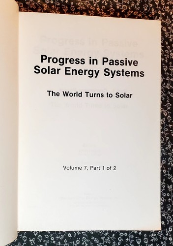 7th National Passive Solar Conference, John Hayes, Preprint Edition Vol. 7, 1982 - Picture 5 of 24