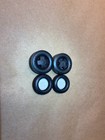 Goodyear Slicks Skinnies Stock Steel Rims Tires & Wheels AMT 1/25 Scale Drag SEt — photo 5