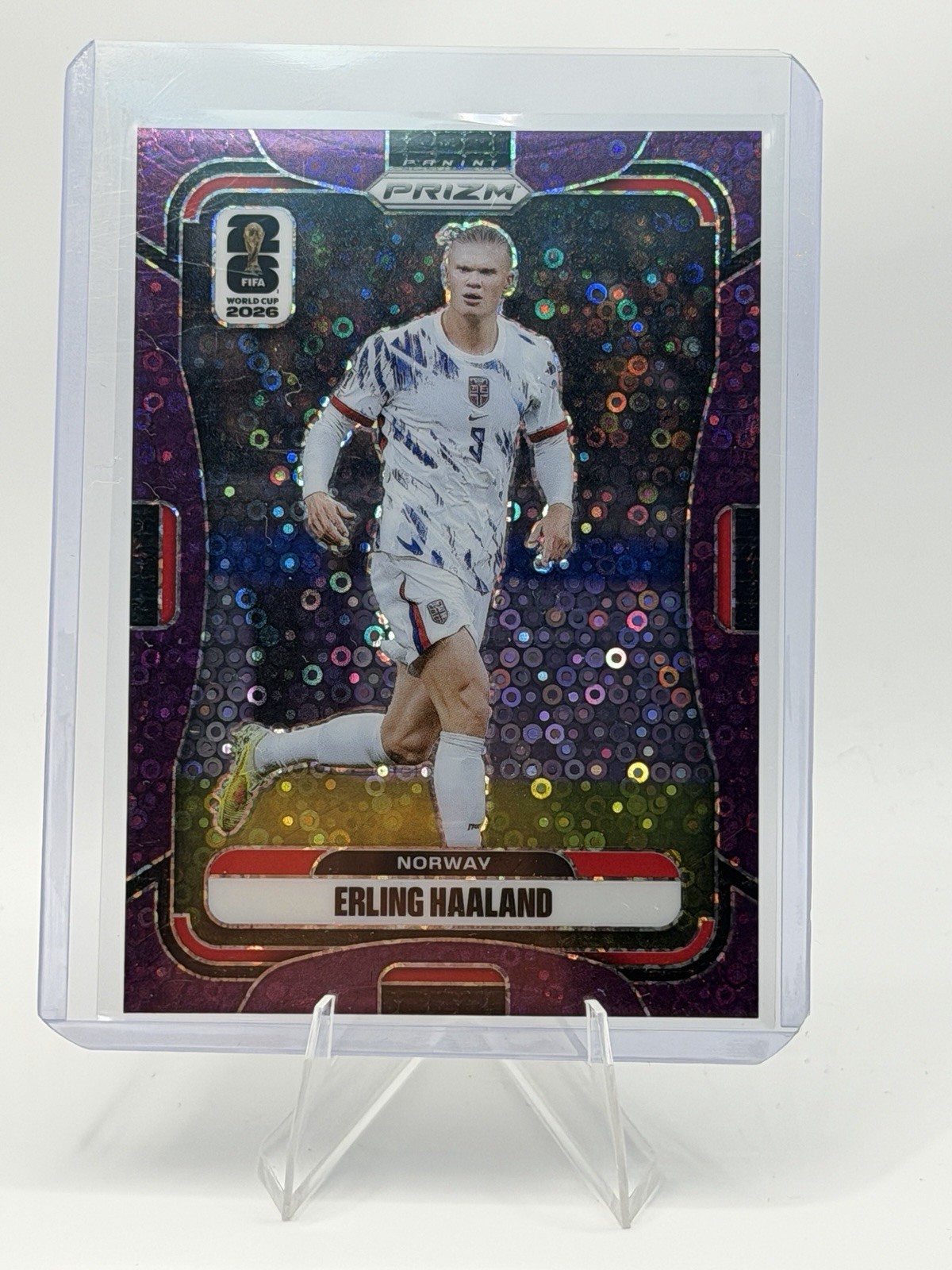 Panini Prizm FIFA World Cup Erling Haaland #333 007 /355 Norway Soccer Card