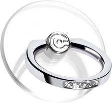 Transparent Phone Ring Holder Grip - Clear Cell Phone Ring Stand Holder Finger