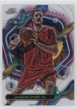 2023-24 Topps Cosmic Chrome White Hole Refractor Jakob Poeltl #128 11ng