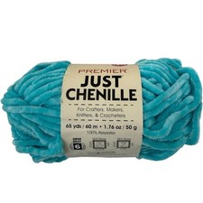 Premier Yarns Just Chenille Aqua 2017-13 1.76...