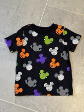 Disney Mickey Mouse Short Sleeve Cotton T Shirt Halloween Boy Child XXS 2/3