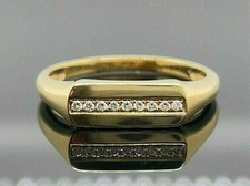 1.00Ct Round Cut Lab Created Diamond Men's Wedding Ring 14K Yellow Gold Plated