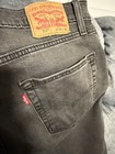 Levi's 512 Slim Taper Jeans Mens 31x30 Black Washed Denim — photo 2