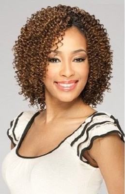 Que JERRY CURL 3PCS Human Hair MasterMix Weave Extension #4/30