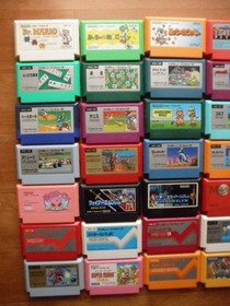 Nintendo Famicom FC Game Lot 35 Fire Emblem Mother Wars Kirby Mario USA NES Japa