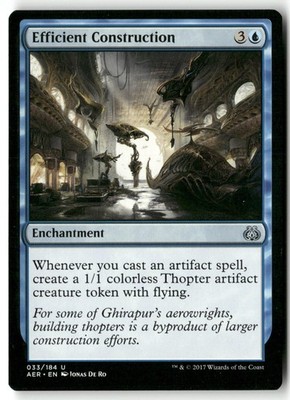 Efficient Construction 33 Aether Revolt Magic: The Gathering Uncommon LP