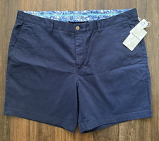 Tommy Bahama NWT Mens 42 Boracay Flat Front Shorts 7" Martime Navy Blue ST890080