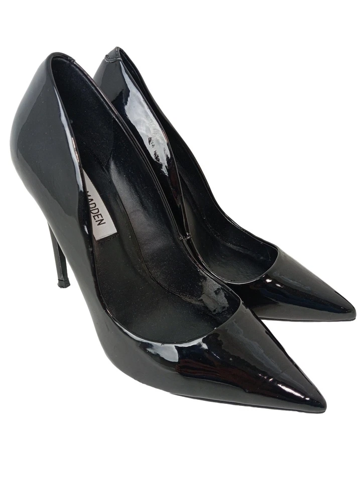 STEVE MADDEN Zapato Tacón Mujeres Tacones Talla EU 37 negro elegante - Imagen 4 de 4