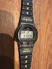 VINTAGE MENS  WATCH timex ironman triathlon indiglo/ORANGE/USED