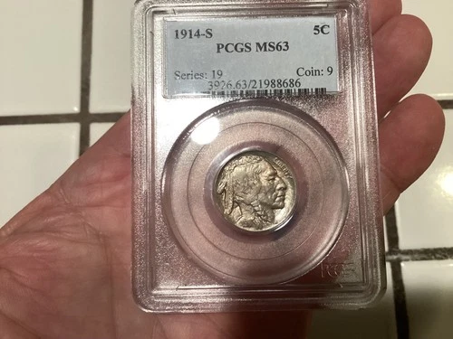 1914-S PCGS MS-63 Buffalo Nickel