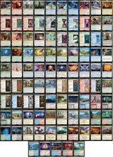 Final Fantasy MTG Commander Deck - 5 Color Enchantments - 100 Cards