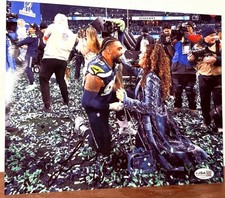 LEONARD WILLIAMS Seattle Seahawks SIGNED 8X10 Photo JSA COA SUPER BOWL LX B