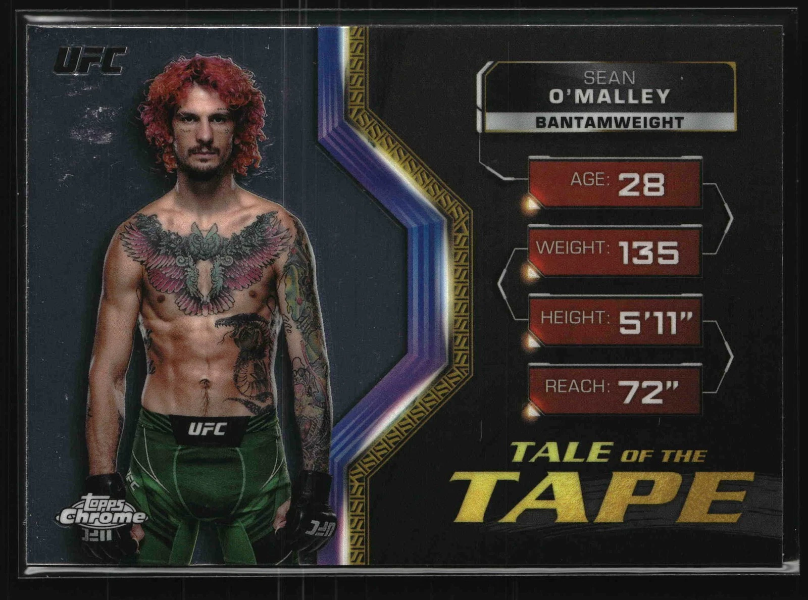 2024 Topps Chrome UFC - Tale of the Tape - #TFT-5 Sean O'Malley