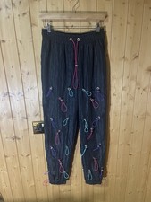 BOOHOO Multi Bungee Cord Details Jogger Size S Black.