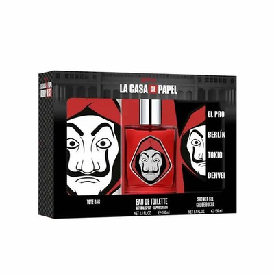 Netflix la Casa de Papel Unisex-Geschenkset 100 ml (3-Teilig) Duft NEU OVP
