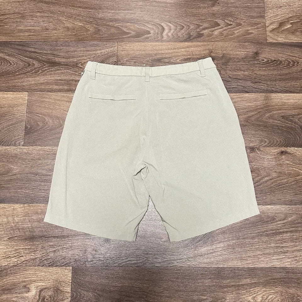 Pantalones Cortos Lululemon Para Hombre Talla: 32 Commission Clásicos Beige Ventlight Chinos 9" * Foto 4 de 4