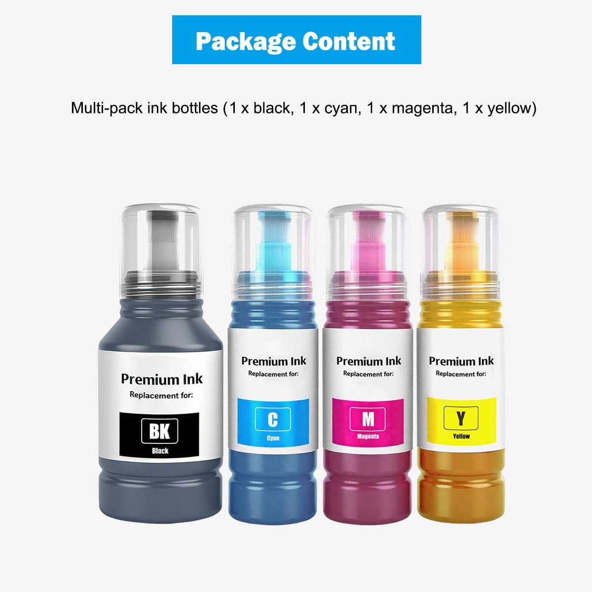Encre compatible E102 haute capacité pour impression sans bavure sur ET-2750 et ET-2700 - 4